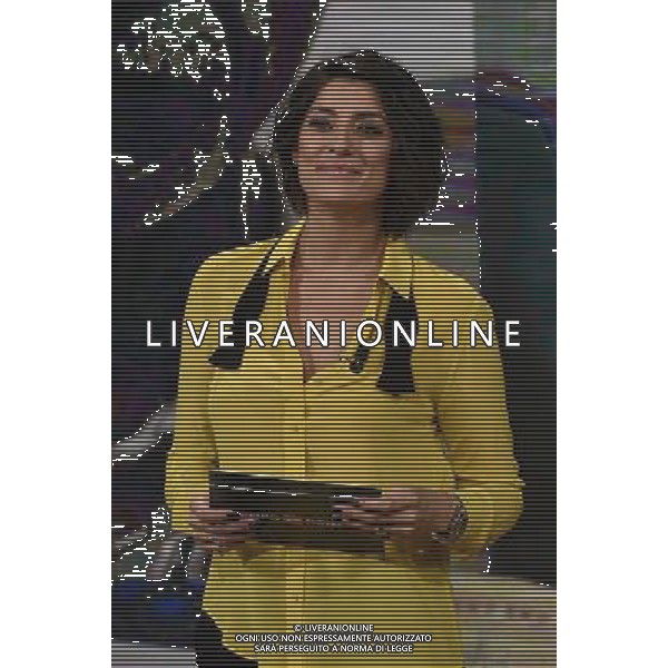 Trasmissione Tv \' Tempo e Denaro \' Roma - 07.09.2016 - Studi Rai Saxa Rubra - nella foto: Elisa Isoardi / Ph. Corradetti-Ag. Aldo Liverani / AGENZIA ALDO LIVERANI SAS