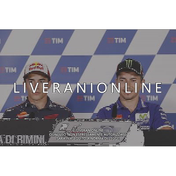 Motomondiale, Gran Premio di San Marino e della Riviera di Rimini, 08/09/2016 nella foto: JORGE LORENZO MARC MARQUEZ Â©CLAUDIO ZAMAGNI/AGENZIA ALDO LIVERANI S.A.S