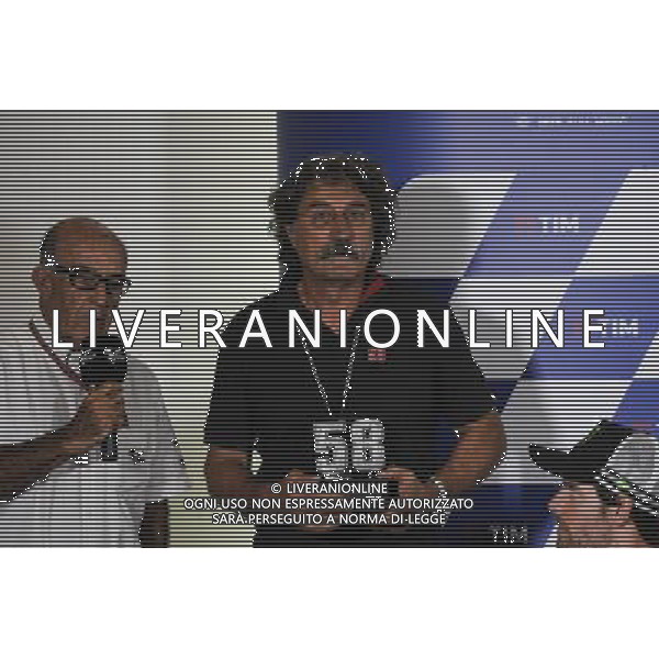 08.09.2016.Misano, Rimini. paolo Simoncelli durante la conferenza stampa tributo al numero 58. Agenzia Aldo Liverani s.a.s.