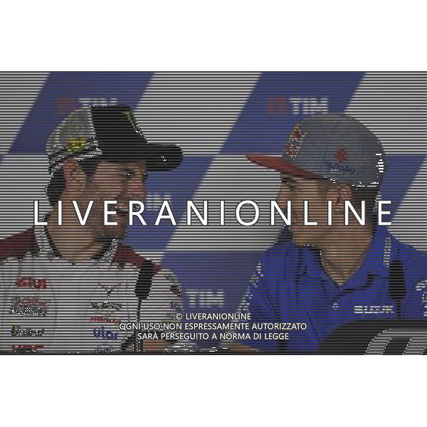 08.09.2016. Misano, Rimini, Italia.Cal Crutchlow e Maverick Vinales durante la conferenza stampa. Agenzia Aldo Liverani s.a.s.