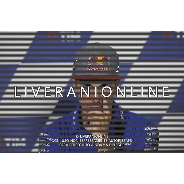 08.09.2016. Misano, Rimini, Italia. Maverick Vinales durante la conferenza stampa. Agenzia Aldo Liverani s.a.s.