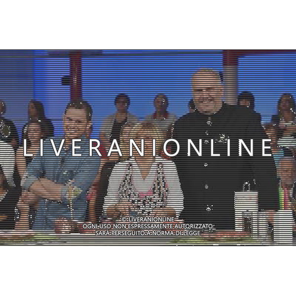 Trrasmissione TV \' La Prova del Cuoco \' Roma - 08.09.2016 - Studi Rai Cinecitta\' - nella foto: Lorenzo Branchetti Anna Moroni e Stefano Paciotti /Ph.Corradetti-Ag Aldo Liverani