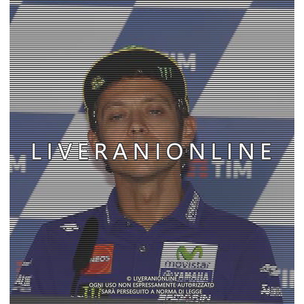 Misano Adriatico ( RN ) 08/09/16 Misano World Circuit Marco Simoncelli. Gran Premio TIM di San Marino e della Riviera di Rimini 2016 - MOTOGP Nella foto: Valentino Rossi ( ITA ) su YAMAHA PH Lauro Montagnini / AGENZIA ALDO LIVERANI SAS
