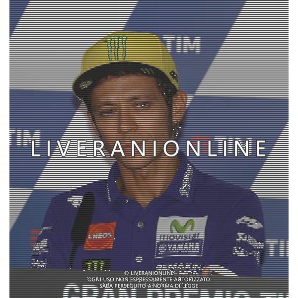 Misano Adriatico ( RN ) 08/09/16 Misano World Circuit Marco Simoncelli. Gran Premio TIM di San Marino e della Riviera di Rimini 2016 - MOTOGP Nella foto: Valentino Rossi ( ITA ) su YAMAHA PH Lauro Montagnini / AGENZIA ALDO LIVERANI SAS