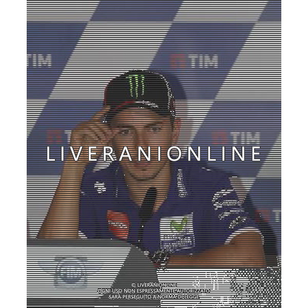Misano Adriatico (RN) 08/09/16 Misano World Circuit Marco Simoncelli. Gran Premio TIM di San Marino e della Riviera di Rimini 2016 - MOTOGP Nella foto: Jorge Lorenzo ( ESP ) su YAMAHA PH Lauro Montagnini / AGENZIA ALDO LIVERANI SAS