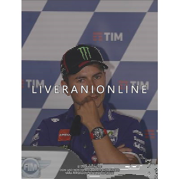 Misano Adriatico (RN) 08/09/16 Misano World Circuit Marco Simoncelli. Gran Premio TIM di San Marino e della Riviera di Rimini 2016 - MOTOGP Nella foto: Jorge Lorenzo ( ESP ) su YAMAHA PH Lauro Montagnini / AGENZIA ALDO LIVERANI SAS