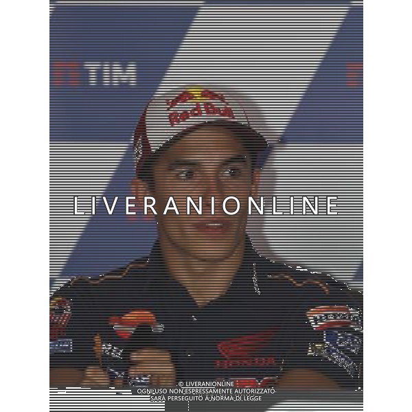 Misano Adriatico (RN) 08/09/16 Misano World Circuit Marco Simoncelli. Gran Premio TIM di San Marino e della Riviera di Rimini 2016 - MOTOGP Nella foto: Marc Marquez ( ESP ) su HONDA PH Lauro Montagnini / AGENZIA ALDO LIVERANI SAS