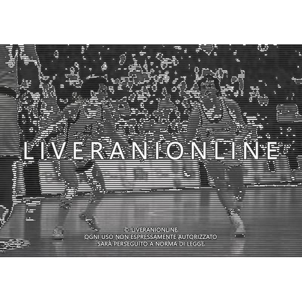 MILANO 1978-1979 CAMPIONATO DI BASKET BILLY MILANO-GABETTI CANTU NELLA FOTO MIKE D\'ANTONI E PIERLUIGI MARZORATI AG ALDO LIVERANI SAS