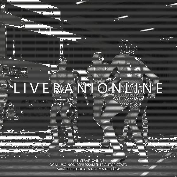 TORNEO CITTA DI ROZZANO CHINA MARTINI TORINO CONTRO OLIMPIA MILANO 1978-79 NELLA FOTO RIZZI E VITTORIO GALLINARI AG ALDO LIVERANI SAS