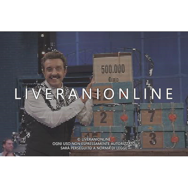 Trasmissione TV \' Affari Tuoi \' Roma - 09.09.2016 - Teatro delle Vittorie - nella foto: Flavio Insinna /Ph.Corradetti-Ag Aldo Liverani / AGENZIA ALDO LIVERANI SAS