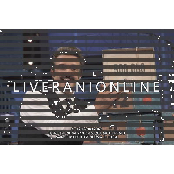 Trasmissione TV \' Affari Tuoi \' Roma - 09.09.2016 - Teatro delle Vittorie - nella foto: Flavio Insinna /Ph.Corradetti-Ag Aldo Liverani / AGENZIA ALDO LIVERANI SAS