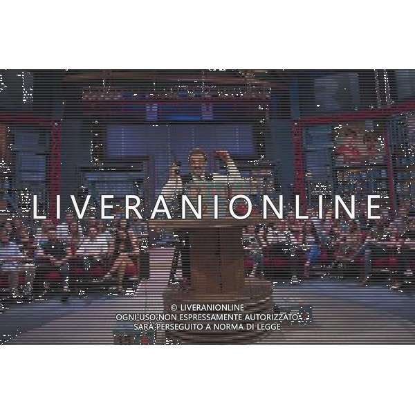 Trasmissione TV \' Affari Tuoi \' Roma - 09.09.2016 - Teatro delle Vittorie - nella foto: Flavio Insinna /Ph.Corradetti-Ag Aldo Liverani / AGENZIA ALDO LIVERANI SAS