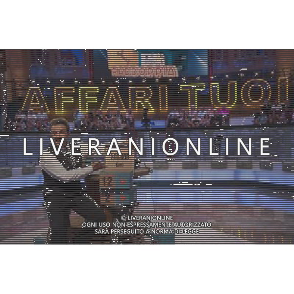 Trasmissione TV \' Affari Tuoi \' Roma - 09.09.2016 - Teatro delle Vittorie - nella foto: Flavio Insinna /Ph.Corradetti-Ag Aldo Liverani / AGENZIA ALDO LIVERANI SAS