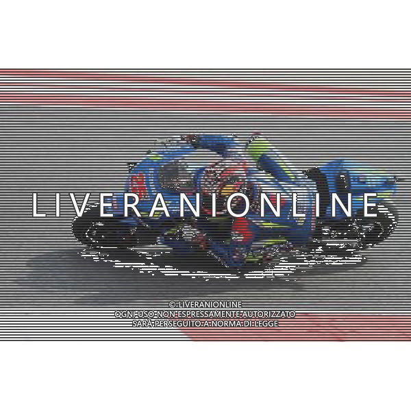 Misano Adriatico ( RN ) 10/09/16 Misano World Circuit Marco Simoncelli. Gran Premio TIM di San Marino e della Riviera di Rimini 2016 - MOTOGP Nella foto: Maverick Vi–ales ( ESP ) su SUZUKI PH Lauro Montagnini AG ALDO LIVERANI SAS