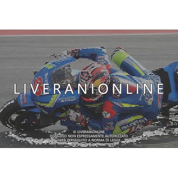 Misano Adriatico ( RN ) 10/09/16 Misano World Circuit Marco Simoncelli. Gran Premio TIM di San Marino e della Riviera di Rimini 2016 - MOTOGP Nella foto: Maverick Vi–ales ( ESP ) su SUZUKI PH Lauro Montagnini AG ALDO LIVERANI SAS