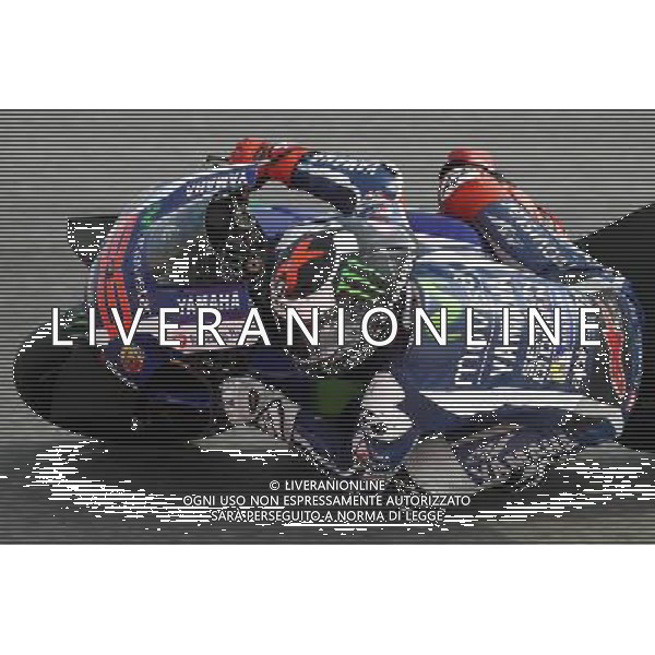 Misano Adriatico ( RN ) 10/09/16 Misano World Circuit Marco Simoncelli. Gran Premio TIM di San Marino e della Riviera di Rimini 2016 - MOTOGP Nella foto: Jorge Lorenzo ( ESP ) su YAMAHA PH Lauro Montagnini AG ALDO LIVERANI SAS