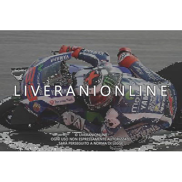 Misano Adriatico ( RN ) 10/09/16 Misano World Circuit Marco Simoncelli. Gran Premio TIM di San Marino e della Riviera di Rimini 2016 - MOTOGP Nella foto: Jorge Lorenzo ( ESP ) su YAMAHA PH Lauro Montagnini AG ALDO LIVERANI SAS