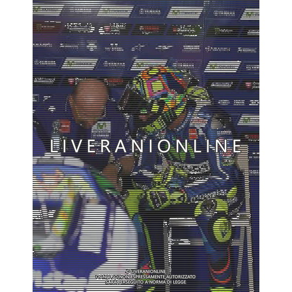 Misano Adriatico ( RN ) 09/09/16 Misano World Circuit Marco Simoncelli. Gran Premio TIM di San Marino e della Riviera di Rimini 2016 - MOTOGP Nella foto: Valentino Rossi ( ITA ) su YAMAHA PH Lauro Montagnini AG ALDO LIVERANI SAS
