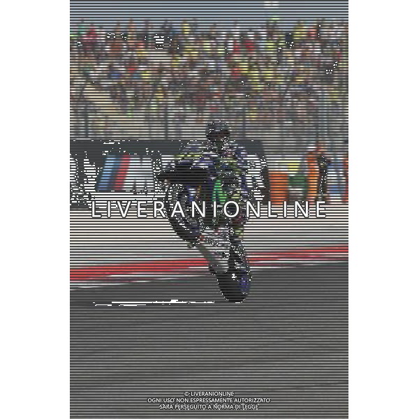 Misano Adriatico ( RN ) 10/09/16 Misano World Circuit Marco Simoncelli. Gran Premio TIM di San Marino e della Riviera di Rimini 2016 - MOTOGP Nella foto: Valentino Rossi ( ITA ) su YAMAHA PH Lauro Montagnini AG ALDO LIVERANI SAS