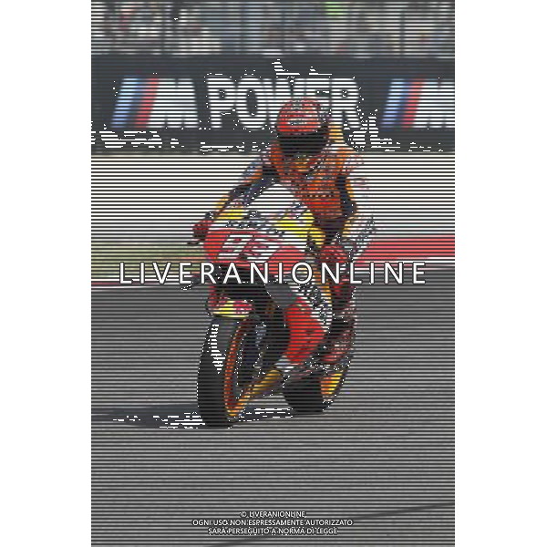 Misano Adriatico ( RN ) 10/09/16 Misano World Circuit Marco Simoncelli. Gran Premio TIM di San Marino e della Riviera di Rimini 2016 - MOTOGP Nella foto: Marc Marquez ( ESP ) su HONDA PH Lauro Montagnini AG ALDO LIVERANI SAS