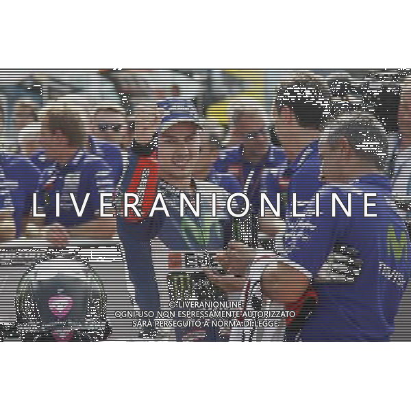 Motomondiale, Gran Premio TIM di San Marino e della Riviera di Rimini, 10/09/2016 nella foto: ESULTANZA JORGE LORENZO ©CLAUDIO ZAMAGNI/AGENZIA ALDO LIVERANI S.A.S
