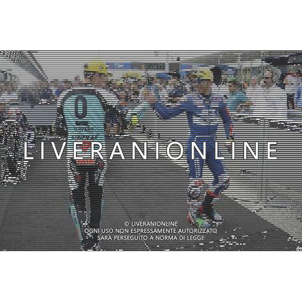 11.09.2016. Misano World Circuit, Misano. Joan Mir e Enea Bastianini. FOTO G.PIAZZOLLA-AG ALDO LIVERANI SAS