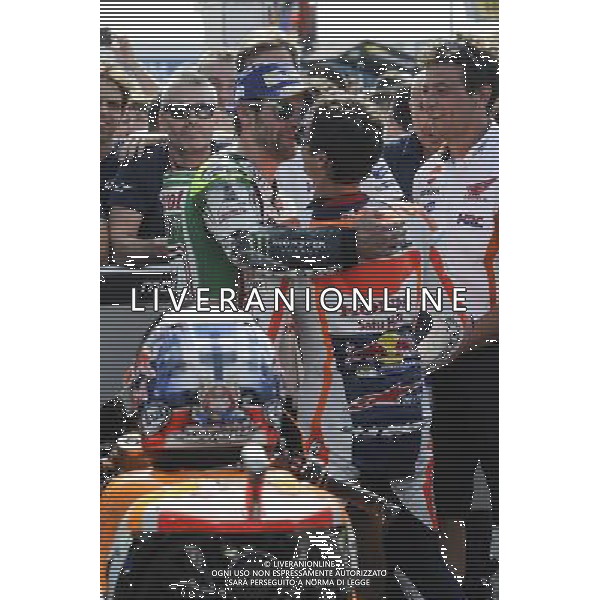 11.09.2016. Misano World Circuit, Misano.Cal Crutchlow e Dani Pedrosa. / Motomondiale Gran Premio TIM di San Marino e della Riviera di Rimini 11/09/2016 Motociclismo Â© PIAZZOLLA / AGENZIA ALDO LIVERANI SAS