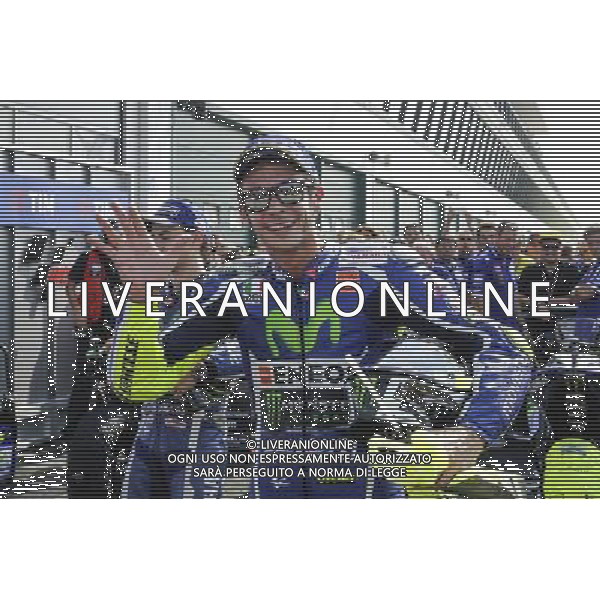 11.09.2016. Misano World Circuit, Misano. Valentino Rossi (Movistar Yamaha)/ Motomondiale Gran Premio TIM di San Marino e della Riviera di Rimini 11/09/2016 Motociclismo Â© PIAZZOLLA / AGENZIA ALDO LIVERANI SAS