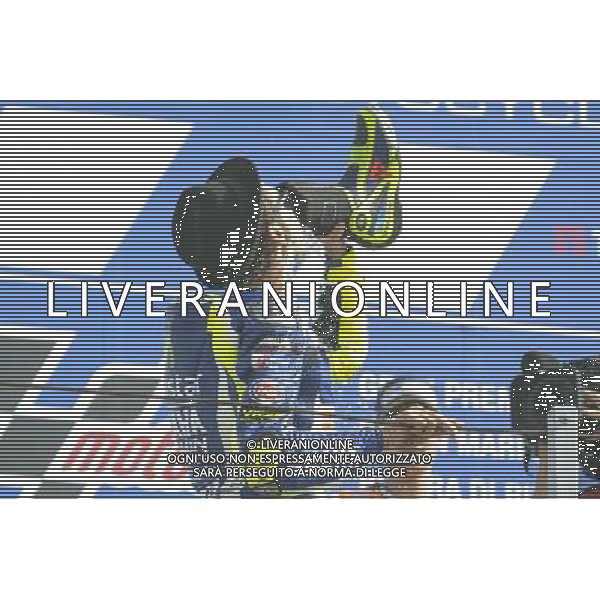 11.09.2016. Misano World Circuit, Misano. Valentino Rossi (Movistar Yamaha)/ Motomondiale Gran Premio TIM di San Marino e della Riviera di Rimini 11/09/2016 Motociclismo Â© PIAZZOLLA / AGENZIA ALDO LIVERANI SAS