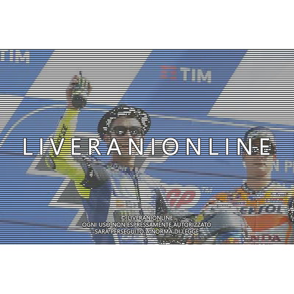 11.09.2016. Misano World Circuit, Misano. Valentino Rossi (Movistar Yamaha)/ Motomondiale Gran Premio TIM di San Marino e della Riviera di Rimini 11/09/2016 Motociclismo Â© PIAZZOLLA / AGENZIA ALDO LIVERANI SAS