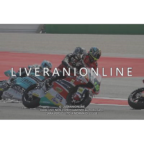 Misano Adriatico ( RN ) 11/09/16 Misano World Circuit Marco Simoncelli. Gran Premio TIM di San Marino e della Riviera di Rimini 2016 - Moto2 Nella foto: Incidente fra Xavier Simeon ( BEL ) su SPEED UP e Axel Pons ( ESP ) su KALEX PH Lauro Montagnini *** Local Caption *** / AGENZIA ALDO LIVERANI SAS