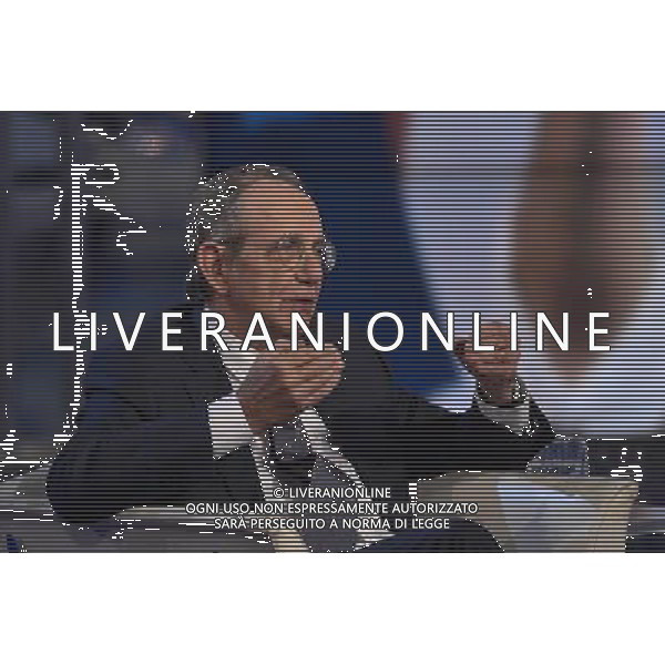 Pier Carlo Padoan ospite della trasmissione TV \' Porta a Porta \' Roma - 12.09.2016 - Studi RAI Teulada - nella foto: Pier Carlo Padoan /Ph.Corradetti-Ag Aldo Liverani / AGENZIA ALDO LIVERANI SAS