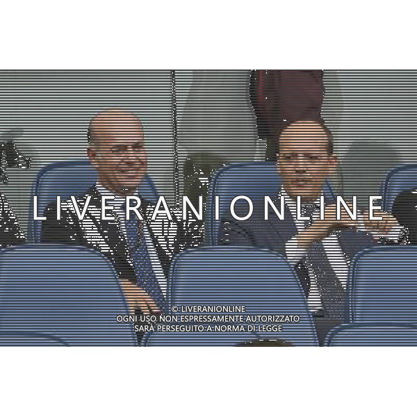 Campionato Italiano Serie A 2016/2017 3 giornata Roma - 11.09.2016 - Stadio Olimpico - Roma vs Sampdoria - nella foto: Umberto Gandini nuovo AD della AS Roma e Mauro Baldissoni /Ph. Corradetti-Ag. Aldo Liverani