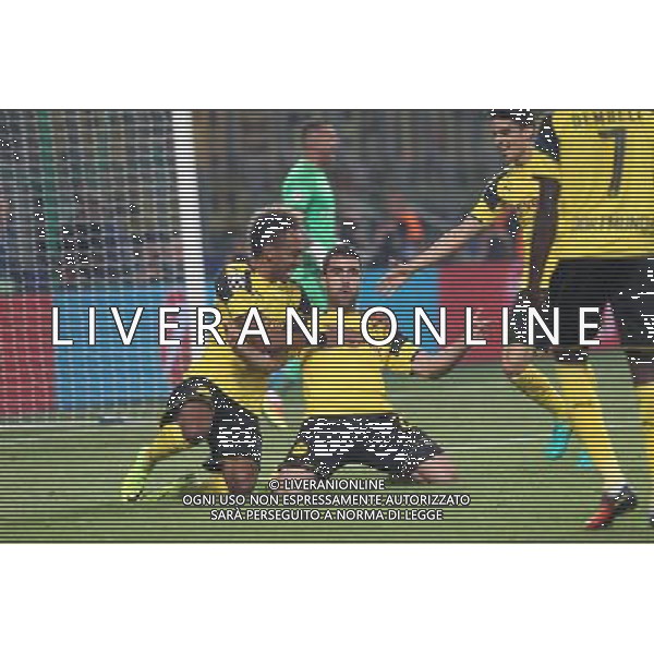 WARSZAWA 14.09.2016 LIGA MISTRZOW UEFA CHAMPION LEAGUE GRUPA F LEGIA WARSZAWA VS BORUSSIA DORTMUND NZ. BRAMKA GOL RADOSC christian pulisic FOT. ALEKSANDER MAJDANSKI / NEWSPIX.PL AG ALDO LIVERANI SAS ONLY ITALY