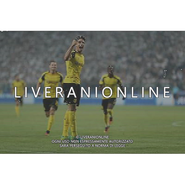 14.09.2016 WARSZAWA, LAZIENKOWSKA 3 PILKA NOZNA (FOOTBALL), LIGA MISTRZOW UEFA , FAZA GRUPOWA - GRUPA F ( UEFA CHAMPIONS LEAGUE - GROUP STAGE, GROUP F) MECZ (GAME) LEGIA WARSZAWA - BVB BORUSSIA DORTMUND NZ MARC BARTRA RADOSC, BRAMKA, GOL FOTO LUKASZ GROCHALA/CYFRASPORT / NEWSPIX.PL --- Newspix.pl AG ALDO LIVERANI SAS ONLY ITALY *** Local Caption *** www.newspix.pl mail us: info@newspix.pl call us: 0048 022 23 22 222 --- Polish Picture Agency by Ringier Axel Springer Poland