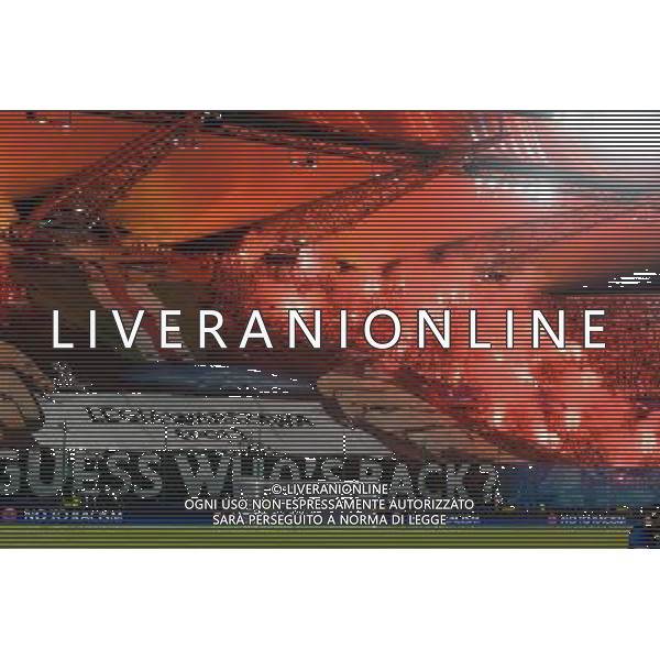 2016.09.14 Warszawa Pilka nozna UEFA Champions League Liga Mistrzow Grupa F sezon 2016/2017 Legia Warszawa - Borussia Dortmund N/Z fani kibice doping oprawa race Foto Pawel Andrachiewicz / PressFocus 2016.09.14 Warsaw Football UEFA Champions League Group F season 2016/2017 Legia Warsaw - Borussia Dortmund fani kibice doping oprawa race Photo Pawel Andrachiewicz / PressFocus / NEWSPIX.PL --- Newspix.pl AG ALDO LIVERANI SAS ONLY ITALY *** Local Caption *** www.newspix.pl mail us: info@newspix.pl call us: 0048 022 23 22 222 --- Polish Picture Agency by Ringier Axel Springer Poland