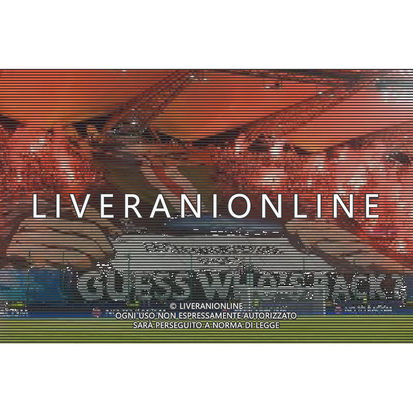 2016.09.14 Warszawa Pilka nozna UEFA Champions League Liga Mistrzow Grupa F sezon 2016/2017 Legia Warszawa - Borussia Dortmund N/Z fani kibice doping oprawa race Foto Pawel Andrachiewicz / PressFocus 2016.09.14 Warsaw Football UEFA Champions League Group F season 2016/2017 Legia Warsaw - Borussia Dortmund fani kibice doping oprawa race Photo Pawel Andrachiewicz / PressFocus / NEWSPIX.PL --- Newspix.pl AG ALDO LIVERANI SAS ONLY ITALY *** Local Caption *** www.newspix.pl mail us: info@newspix.pl call us: 0048 022 23 22 222 --- Polish Picture Agency by Ringier Axel Springer Poland