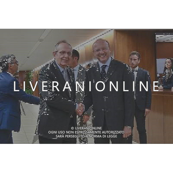 Confindustria - Roma 15.09.2016 - nella foto: Pier Carlo Padoan e Vincenzo Boccia /Ph.Corradetti - Ag Aldo Liverani / AGENZIA ALDO LIVERANI SAS