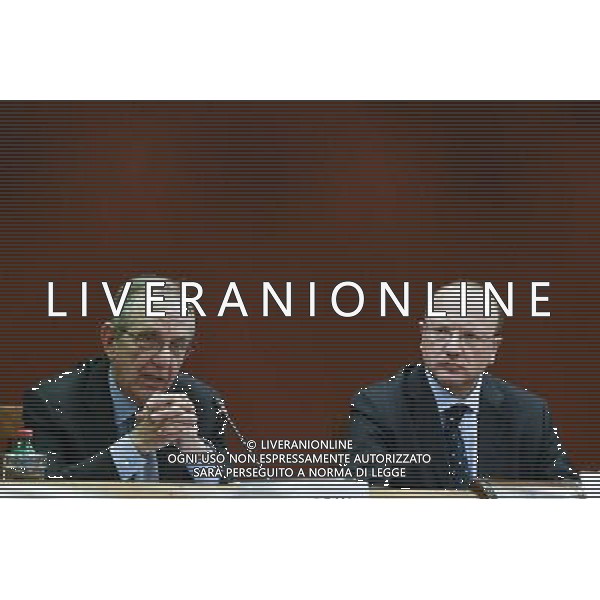 Confindustria - Roma 15.09.2016 - nella foto: Pier Carlo Padoan e Vincenzo Boccia /Ph.Corradetti - Ag Aldo Liverani / AGENZIA ALDO LIVERANI SAS