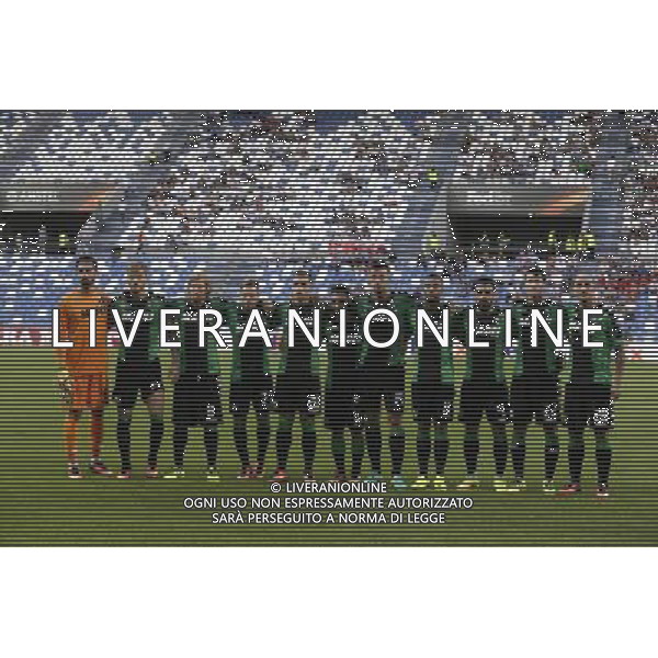 SASSUOLO - ATLETICO BILBAO UEFA EUROPA LEAGUE 15 SETTEMBRE 2016 NELLA FOTO FORMAZIONE SASSUOLO ©GS / AGENZIA ALDO LIVERANI SAS