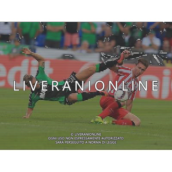 SASSUOLO - ATLETICO BILBAO UEFA EUROPA LEAGUE 15 SETTEMBRE 2016 NELLA FOTO RICCI E LAPORTE ©GS / AGENZIA ALDO LIVERANI SAS
