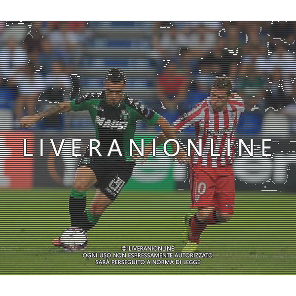 SASSUOLO - ATLETICO BILBAO UEFA EUROPA LEAGUE 15 SETTEMBRE 2016 NELLA FOTO POL LIROLA E MUNIAIN Â©GS / AGENZIA ALDO LIVERANI SAS
