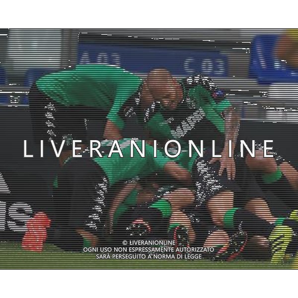 SASSUOLO - ATLETICO BILBAO UEFA EUROPA LEAGUE 15 SETTEMBRE 2016 NELLA FOTO ESULTANZA DOPO IL GOL DI LIROLA ©GS / AGENZIA ALDO LIVERANI SAS