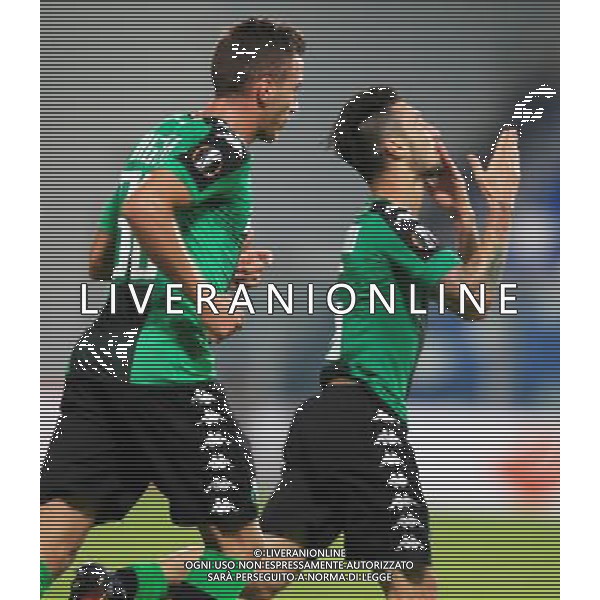 SASSUOLO - ATLETICO BILBAO UEFA EUROPA LEAGUE 15 SETTEMBRE 2016 NELLA FOTO ESULTANZA DOPO IL GOL DI POLITANO ©GS / AGENZIA ALDO LIVERANI SAS