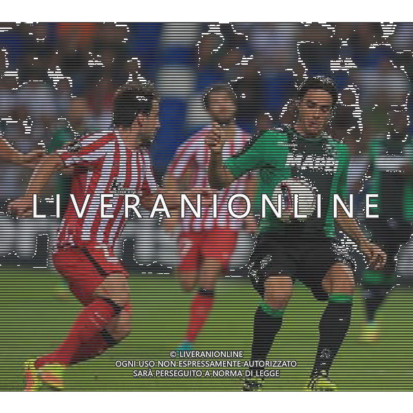 SASSUOLO - ATLETICO BILBAO UEFA EUROPA LEAGUE 15 SETTEMBRE 2016 NELLA FOTO EXTEBARRIA BENAT E ALESSANDRO MATRI ©GS / AGENZIA ALDO LIVERANI SAS