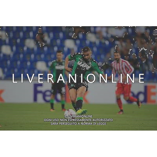 SASSUOLO - ATLETICO BILBAO UEFA EUROPA LEAGUE 15 SETTEMBRE 2016 NELLA FOTO IL GOL DI DEFREL ©GS / AGENZIA ALDO LIVERANI SAS