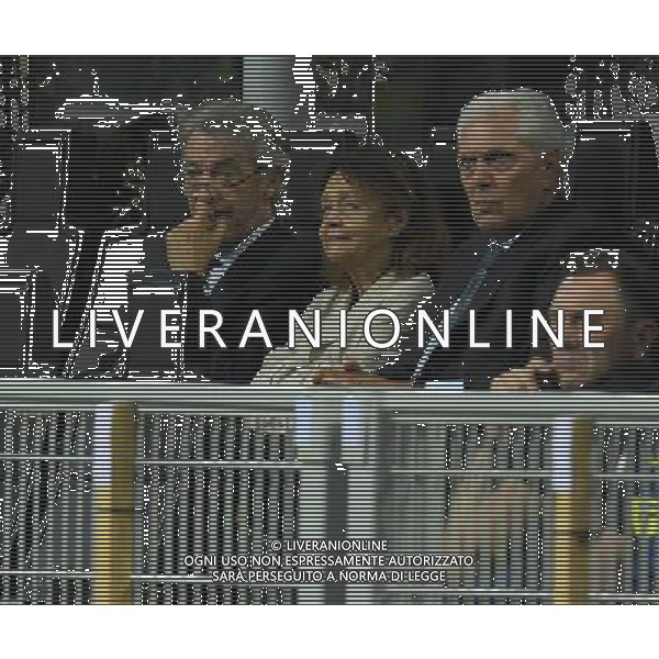 UEFA Europa League 2016/2017 Fase a Gironi Gruppo K Milano - 15.09.2016 Inter-Hapoel Beer Sheva Nella Foto:massimo moratti con la moglie Milly e marco tronchetti provera /Ph.Vitez-Ag. Aldo Liverani