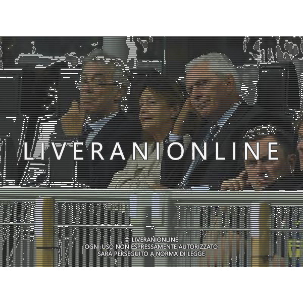 UEFA Europa League 2016/2017 Fase a Gironi Gruppo K Milano - 15.09.2016 Inter-Hapoel Beer Sheva Nella Foto:massimo moratti con la moglie Milly e marco tronchetti provera /Ph.Vitez-Ag. Aldo Liverani