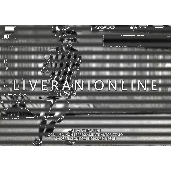 RETROSPETTIVA EVARISTO BECCALOSSI CALCIATORE NELLA FOTO EVARISTO BECCALOSSI CON LA MAGLIA DELL\'INTER AG ALDO LIVERANI SAS