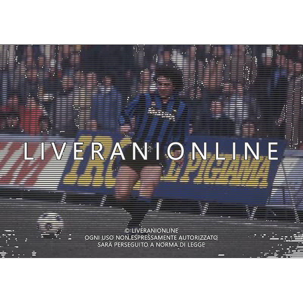RETROSPETTIVA EVARISTO BECCALOSSI CALCIATORE NELLA FOTO EVARISTO BECCALOSSI CON LA MAGLIA DELL\'INTER AG ALDO LIVERANI SAS